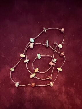 Handcrafted Multicolor Stone Wrap Bracelet - Natural Stone Accent